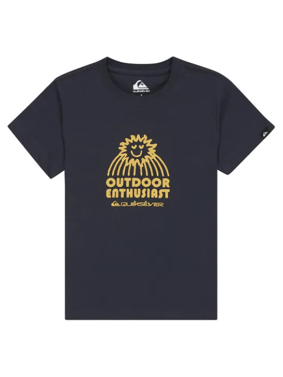 Quiksilver T-Shirt Ev Spot On EQKZT03571 Granatowy Regular Fit