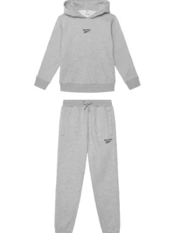 Reebok Komplet dresowy RK95228CCB Szary Regular Fit