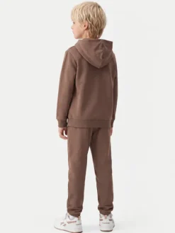 Reebok Komplet dresowy RK95228CCB Brązowy Regular Fit