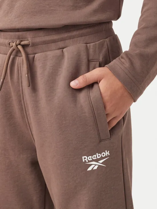 Reebok Komplet dresowy RK95228CCB Brązowy Regular Fit