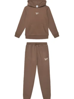 Reebok Komplet dresowy RK95228CCB Brązowy Regular Fit