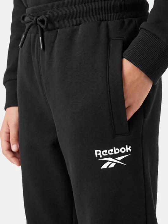 Reebok Komplet dresowy RK95228CCB Czarny Regular Fit