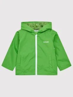 Regatta Kurtka przeciwdeszczowa Animal RKW264 Zielony Regular Fit