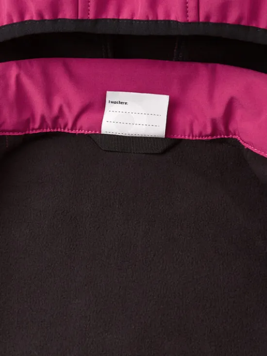 Reima Kombinezon softshell Nurmes 5100007B Różowy Regular Fit