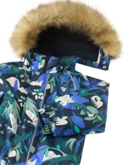 Reima Kombinezon zimowy Lappi 5100129C Granatowy Regular Fit