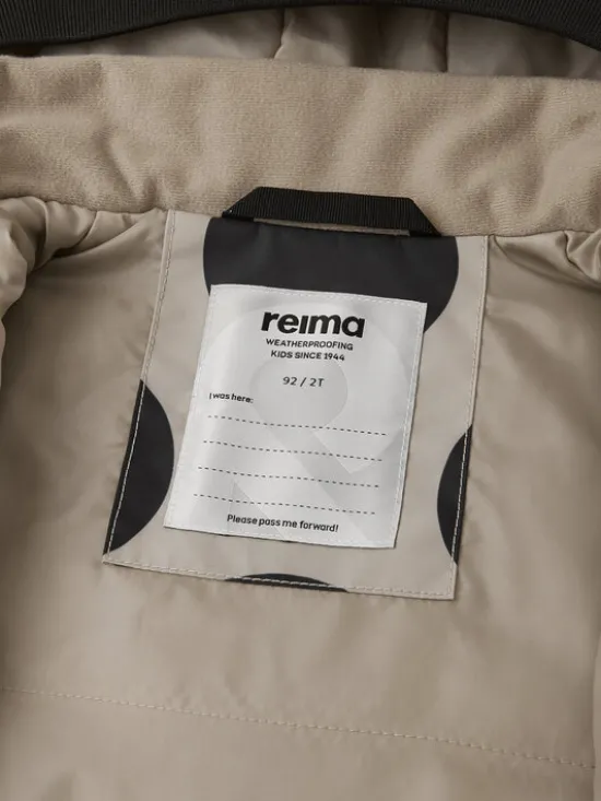Reima Kombinezon zimowy Marte Mid 5100115B Beżowy Regular Fit