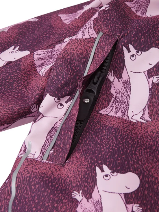 Reima Kombinezon zimowy Moomin Lyster 5100011D Fioletowy Regular Fit
