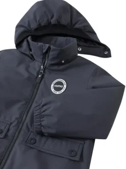 Reima Kurtka przeciwdeszczowa Symppis 5100045B Czarny Regular Fit