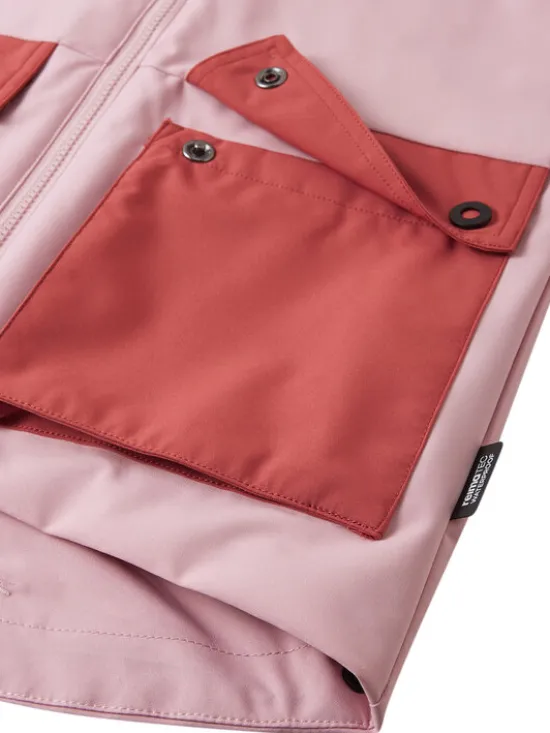 Reima Kurtka przeciwdeszczowa Sysma 5100409A Różowy Regular Fit