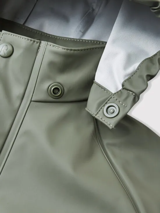 Reima Kurtka przeciwdeszczowa Lampi 5100023A Zielony Regular Fit