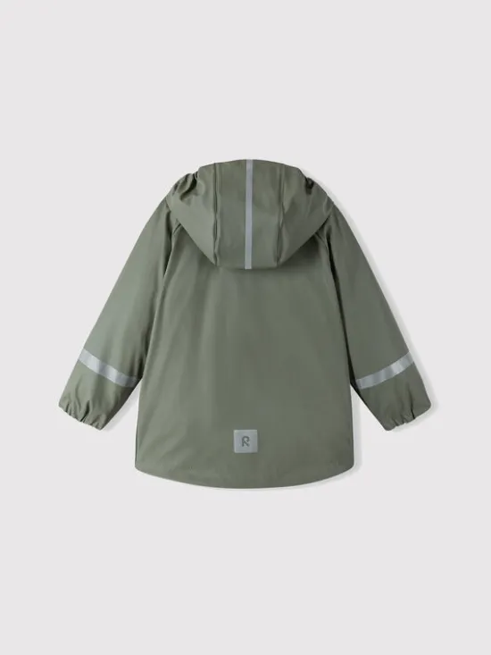 Reima Kurtka przeciwdeszczowa Lampi 5100023A Zielony Regular Fit