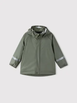 Reima Kurtka przeciwdeszczowa Lampi 5100023A Zielony Regular Fit