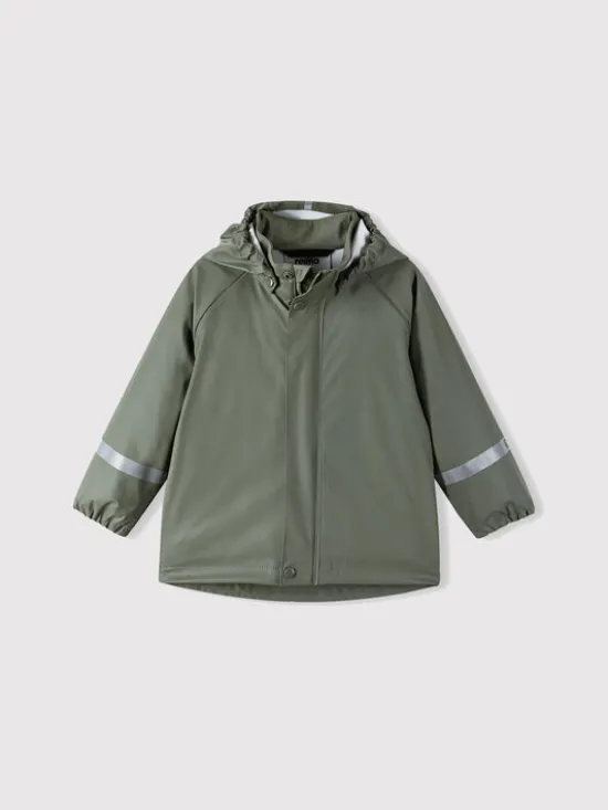 Reima Kurtka przeciwdeszczowa Lampi 5100023A Zielony Regular Fit