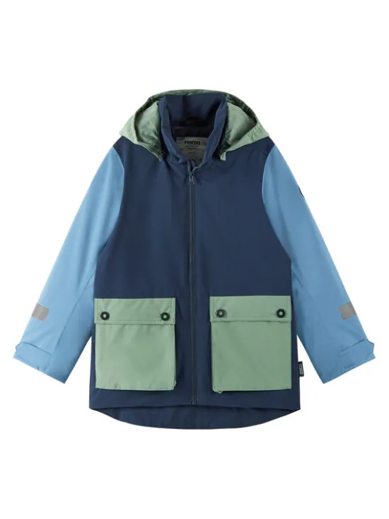Reima Kurtka przeciwdeszczowa Sysma 5100409A Granatowy Regular Fit