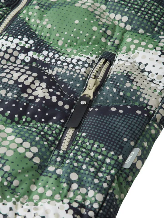 Reima Kurtka puchowa Fossila 5100058C Zielony Regular Fit