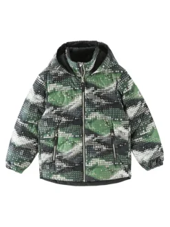 Reima Kurtka puchowa Fossila 5100058C Zielony Regular Fit