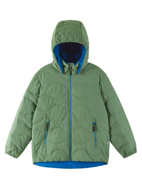 Reima Kurtka puchowa Fossila 5100058B Zielony Regular Fit