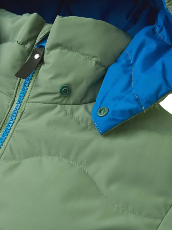 Reima Kurtka puchowa Fossila 5100058B Zielony Regular Fit
