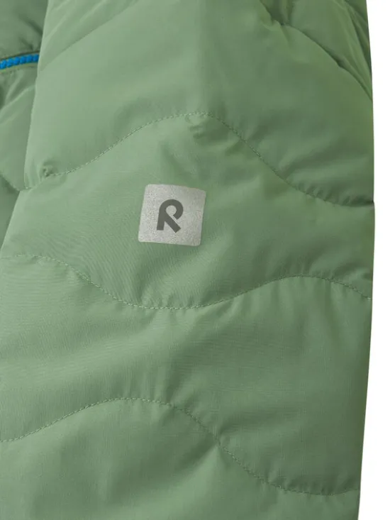 Reima Kurtka puchowa Fossila 5100058B Zielony Regular Fit