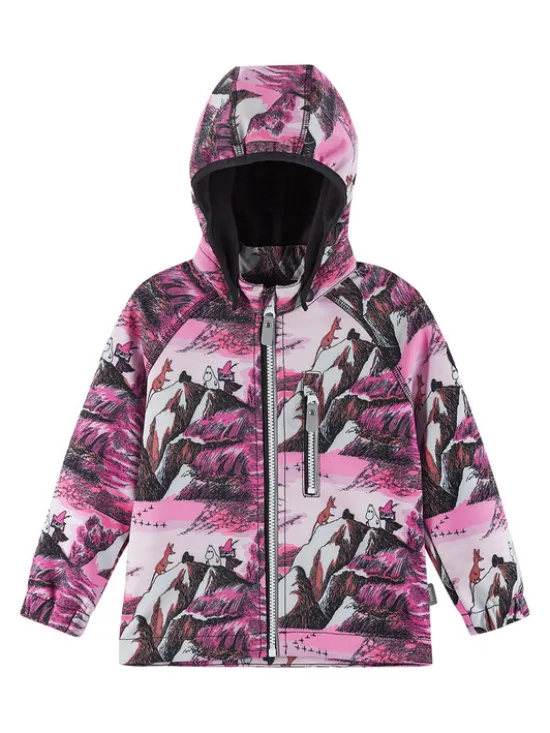 Reima Kurtka softshell Moomin Vantti 5100009E Kolorowy Regular Fit