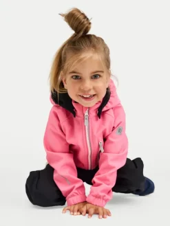 Reima Kurtka softshell Vantti 5100009C Różowy Regular Fit