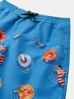 Reima Szorty kąpielowe Papaija 5200155B Niebieski Regular Fit