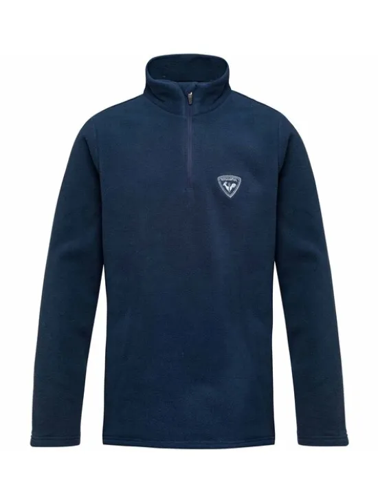 Rossignol Bluza Boy ½ Zip Fleece RLIYL05 Granatowy Regular Fit