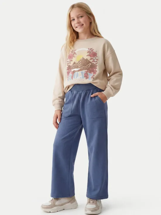 Roxy Bluza Morning Hike Brushed ERGFT04027 Beżowy Regular Fit