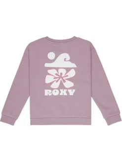 Roxy Bluza Surf Feeling Brushed ERGFT04026 Fioletowy Relaxed Fit