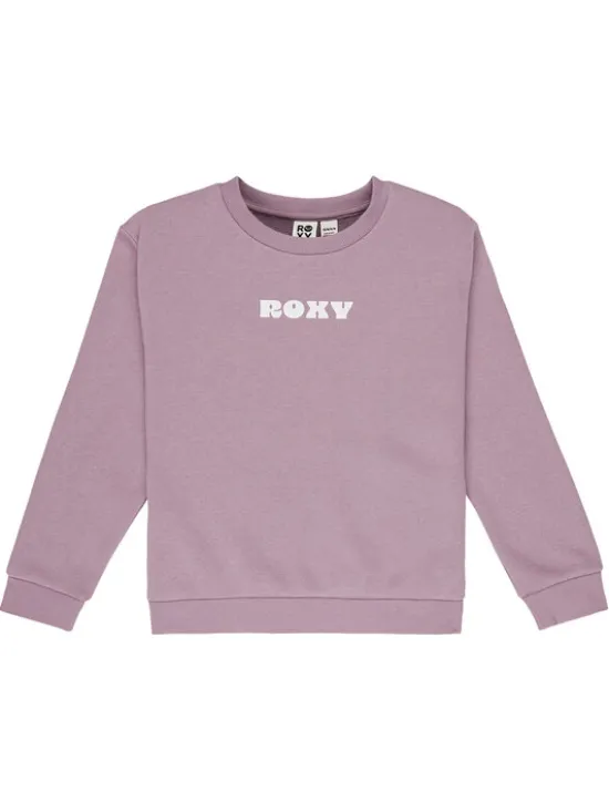 Roxy Bluza Surf Feeling Brushed ERGFT04026 Fioletowy Relaxed Fit