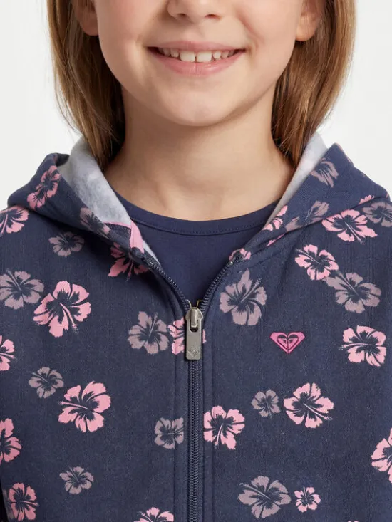 Roxy Bluza Twenty Five Miles ERGFT04024 Granatowy Relaxed Fit