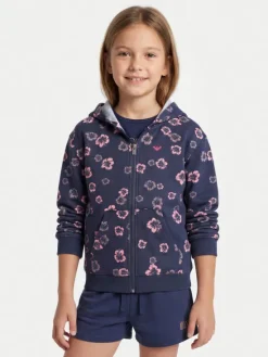 Roxy Bluza Twenty Five Miles ERGFT04024 Granatowy Relaxed Fit
