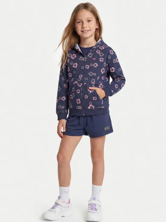 Roxy Bluza Twenty Five Miles ERGFT04024 Granatowy Relaxed Fit