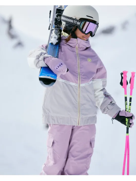 Roxy Kurtka narciarska Hekla Ice ERGTJ03204 Różowy Relaxed Fit