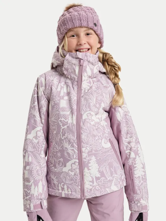 Roxy Kurtka snowboardowa Free Jet ERGTJ03198 Różowy Slim Fit
