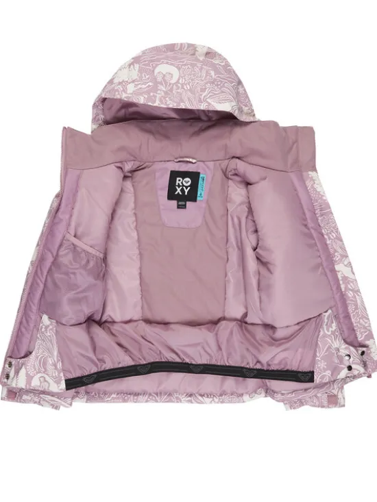 Roxy Kurtka snowboardowa Free Jet ERGTJ03198 Różowy Slim Fit