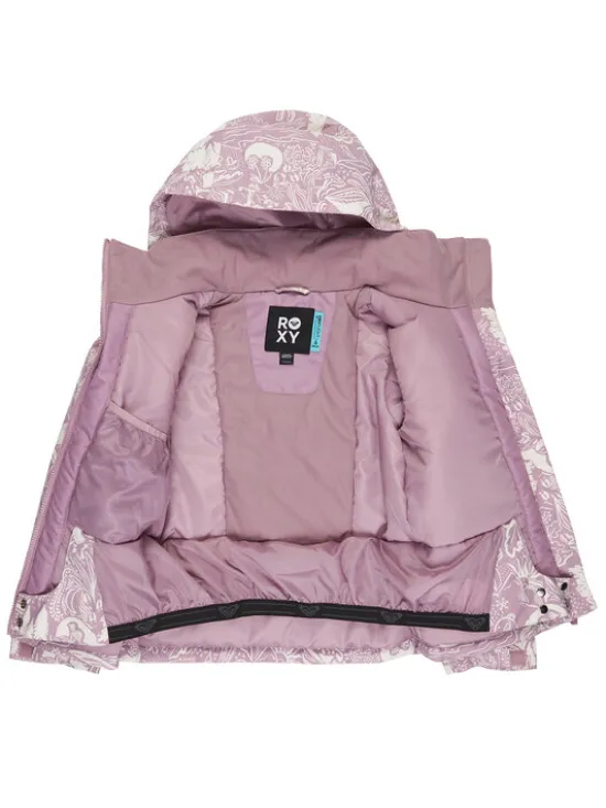 Roxy Kurtka snowboardowa Free Jet ERGTJ03198 Różowy Slim Fit