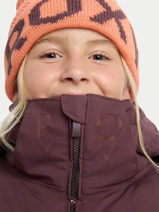 Roxy Kurtka snowboardowa Free Jet Block ERGTJ03197 Różowy Slim Fit