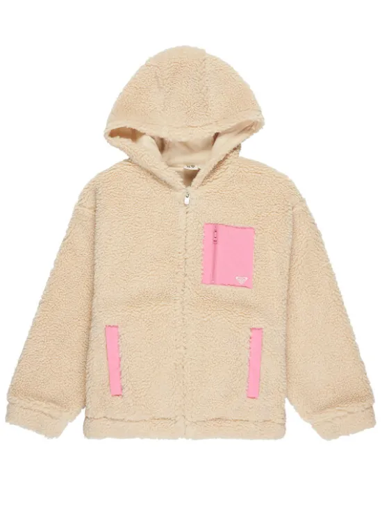 Roxy Polar Perfect Cloud ERGJK03138 Beżowy Relaxed Fit