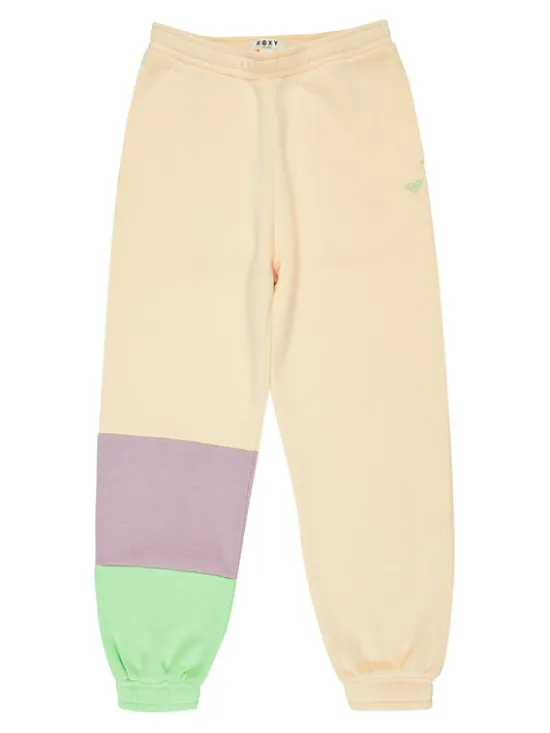 Roxy Spodnie dresowe Remember The Name ERGFB03340 Beżowy Regular Fit