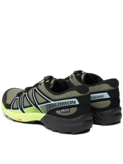 Salomon Buty do biegania Speedcross Climasalomon™ Waterproof L47278900 Zielony