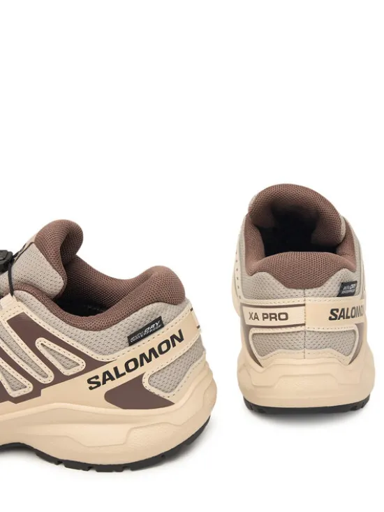 Salomon Buty do biegania XA PRO WP J L49308100 Beżowy jasny