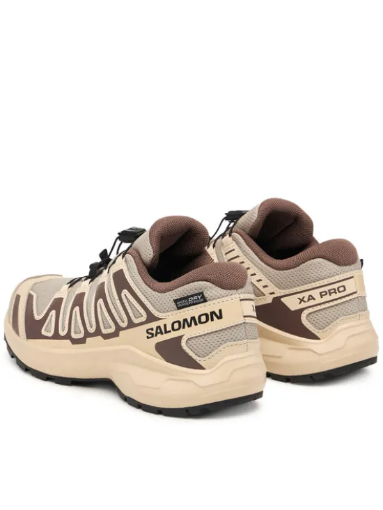 Salomon Buty do biegania XA PRO WP J L49308100 Beżowy jasny