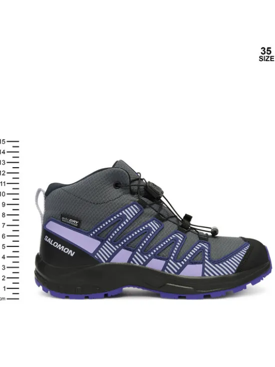Salomon Trekkingi Xa Pro V8 Mid Waterproof L47857300 Szary