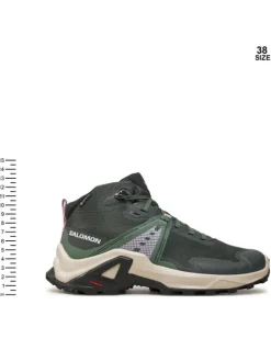Salomon Trekkingi X Raise Mid Gore-Tex L47458100 Zielony