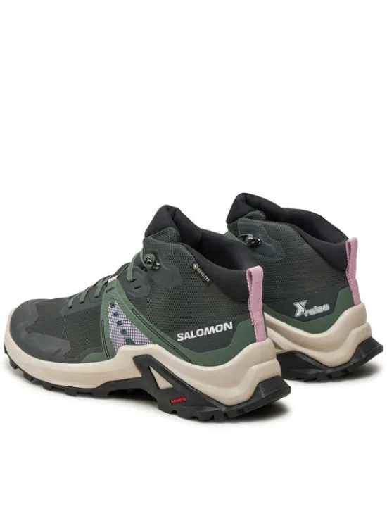 Salomon Trekkingi X Raise Mid Gore-Tex L47458100 Zielony