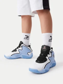 SHAQ Buty do koszykówki EO-DEVASTATOR 3.0 AQ95078B-WL Biały