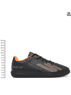 Skechers Buty do piłki nożnej Jr Youth Ic 252168L BKOR Czarny