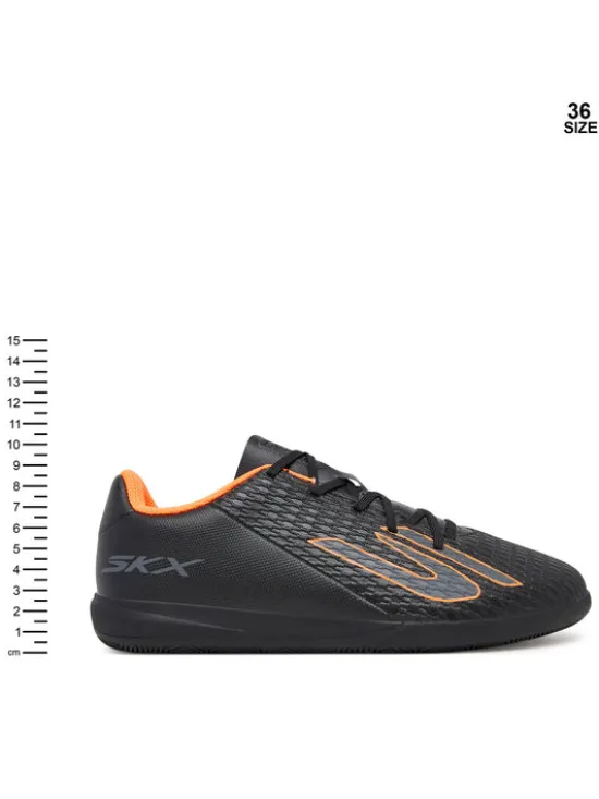 Skechers Buty do piłki nożnej Jr Youth Ic 252168L BKOR Czarny