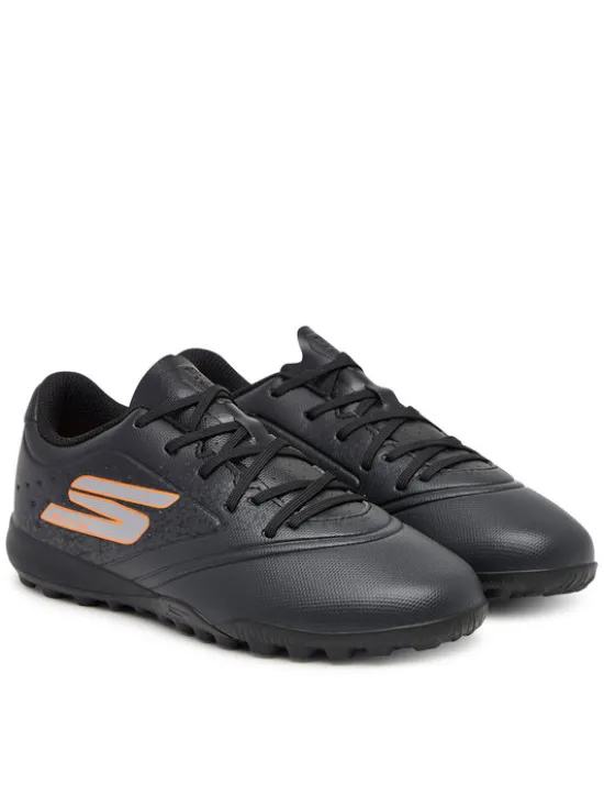 Skechers Buty do piłki nożnej Razor 1.5 Jr Youth TF 252061L BKOR Czarny
